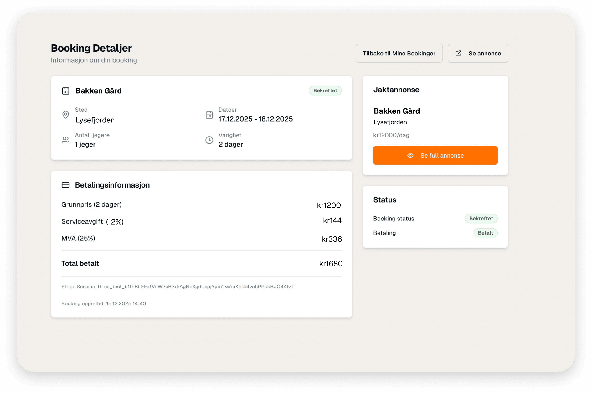 Payment and reporting