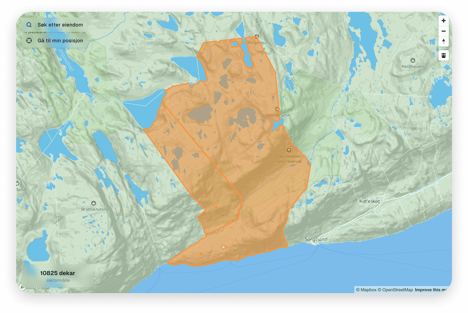 Create terrain with map